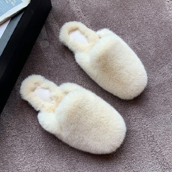 slippers winter indoor women half fur solid color faux warm soft flat shoes slip on sell well home bedroom ladies 8kiv, Black
slippers winter indoor women half fur solid color faux warm soft flat shoes slip on sell well home bedroom ladies 8kiv, Black