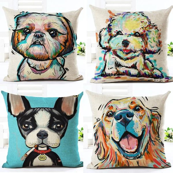 pillow case cute dog cushion cover square linen puppy printing pillowcase colourful sofa waist throw home decor
pillow case cute dog cushion cover square linen puppy printing pillowcase colourful sofa waist throw home decor