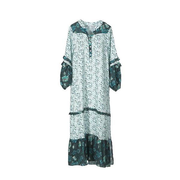 casual dresses fashion women floral dress ladies long sleeve lantern summer beach sundress, Black;gray
casual dresses fashion women floral dress ladies long sleeve lantern summer beach sundress, Black;gray