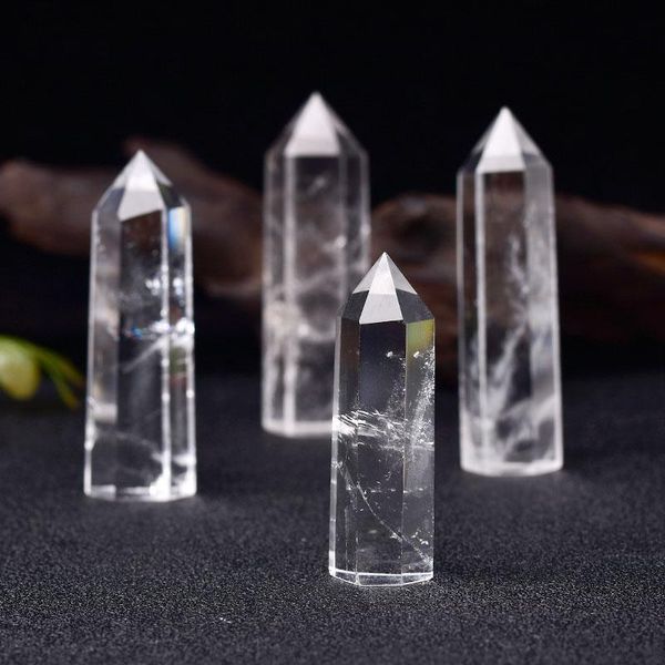decorative objects & figurines natural crystal transparency quartz point healing stone hexagonal prisms obelisk wand reiki energy home decor
decorative objects & figurines natural crystal transparency quartz point healing stone hexagonal prisms obelisk wand reiki energy home decor