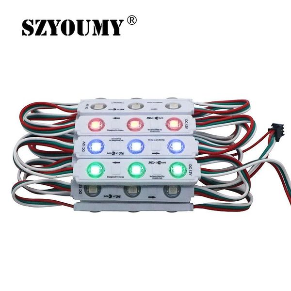 super bright 3 led injection with round lens module full color 64 modes changing ip67 for letter sign shop 1000pcs modules
super bright 3 led injection with round lens module full color 64 modes changing ip67 for letter sign shop 1000pcs modules