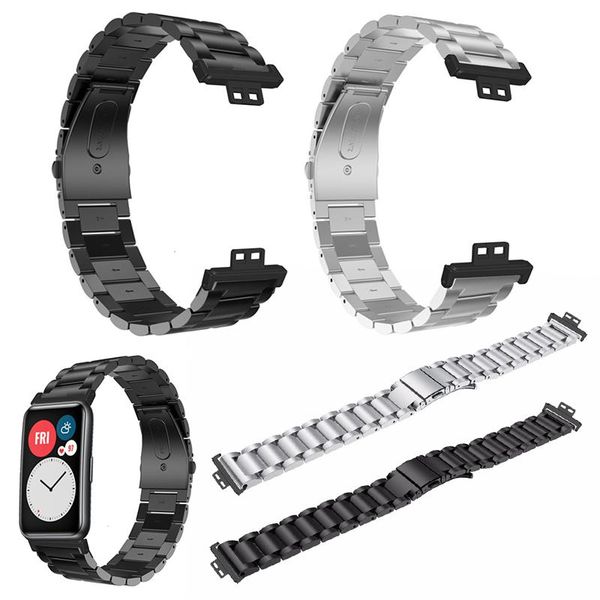 watch bands solid stainless steel watchbands replacement wrist strap for huawei fit smart metal band accessories, Black;brown
watch bands solid stainless steel watchbands replacement wrist strap for huawei fit smart metal band accessories, Black;brown