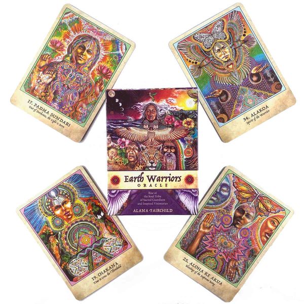 earth warriors oracles cards leisure party table game fortune-telling prophecy tarot deck with guide book
earth warriors oracles cards leisure party table game fortune-telling prophecy tarot deck with guide book