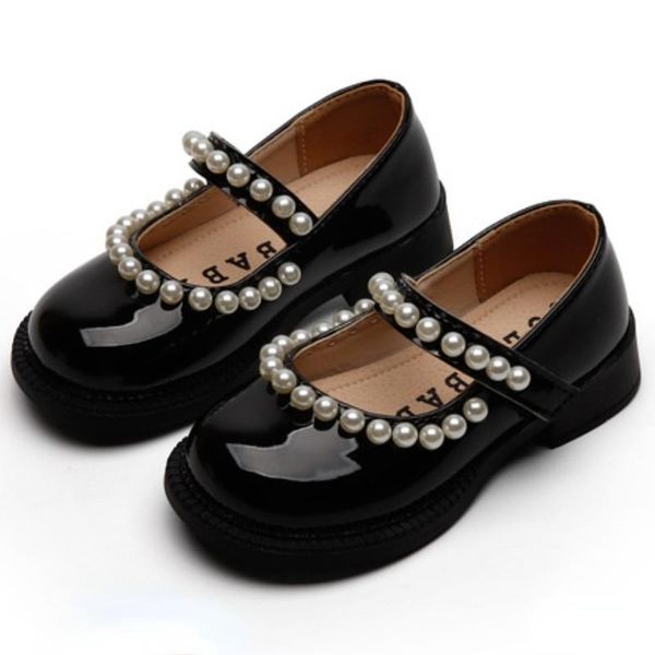flat shoes fashion girl pearl single soft bottom princess 2021 children sweet leather autumn chic leisure flats, Black;grey
flat shoes fashion girl pearl single soft bottom princess 2021 children sweet leather autumn chic leisure flats, Black;grey