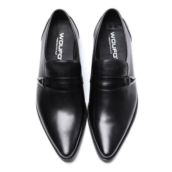 natural cow leather business men dress shoes british style slip on wedding gent office formal oxfords g94, Black
natural cow leather business men dress shoes british style slip on wedding gent office formal oxfords g94, Black
