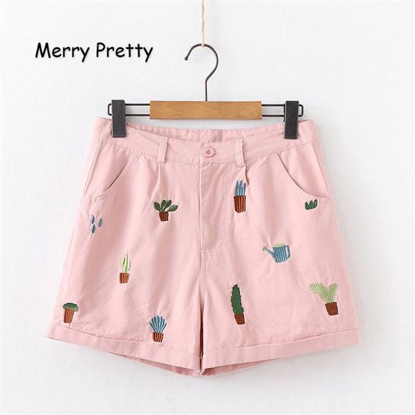 merry pretty women cartoon embroidery pink shorts 2021 summer sweet style cotton straight short for femme casual pockets women's, White;black
merry pretty women cartoon embroidery pink shorts 2021 summer sweet style cotton straight short for femme casual pockets women's, White;black