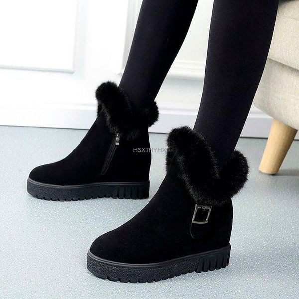 boots platform women ankle snow increased internal wedges winter autumn 2022 fashion turned-over faux suede high quality, Black
boots platform women ankle snow increased internal wedges winter autumn 2022 fashion turned-over faux suede high quality, Black