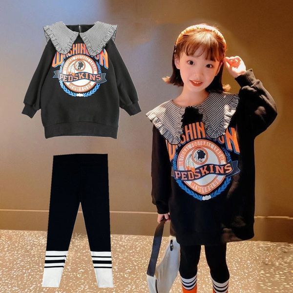 childrens sets girls clothes long sleeve t-shirts + plaid wide leg pants autumn kids clothing teenage for 3-12 years girls suit, White
childrens sets girls clothes long sleeve t-shirts + plaid wide leg pants autumn kids clothing teenage for 3-12 years girls suit, White
