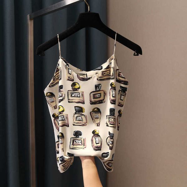 spaghetti strap tank women perfume bottle pattern satin loose big size v-neck camis halter vest female undershirt summer 210625, White
spaghetti strap tank women perfume bottle pattern satin loose big size v-neck camis halter vest female undershirt summer 210625, White