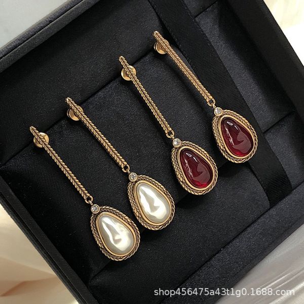 maijia's new wheat ear binding with pearl long water drop earrings ins cool wind earrings, Golden
maijia's new wheat ear binding with pearl long water drop earrings ins cool wind earrings, Golden