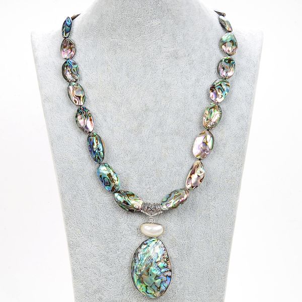 guaiguai jewelry natural paua abalone shell necklace white shell abalone pendant for women real gems stone lady fashion jewellery, Silver
guaiguai jewelry natural paua abalone shell necklace white shell abalone pendant for women real gems stone lady fashion jewellery, Silver