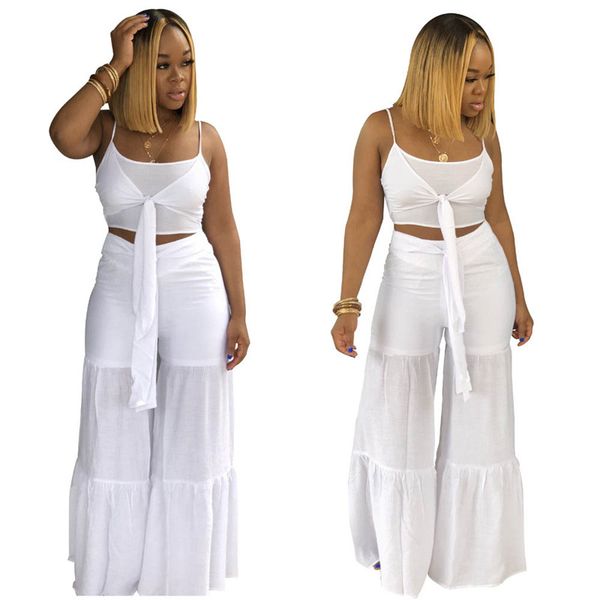 summer 2 piece set women clothes 2021 white two piece set crop and long flare pants suit beach casual women set outfit, Black;white
summer 2 piece set women clothes 2021 white two piece set crop and long flare pants suit beach casual women set outfit, Black;white