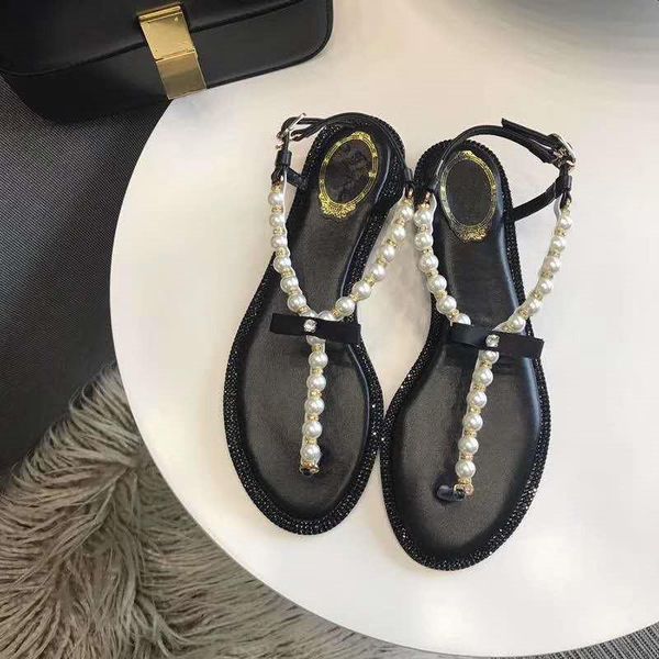 flat sandals female shoes scarpe donna pearl chaussures femme butterfly-knot ladies sandalias fashion zapatos de mujer casual, Black
flat sandals female shoes scarpe donna pearl chaussures femme butterfly-knot ladies sandalias fashion zapatos de mujer casual, Black