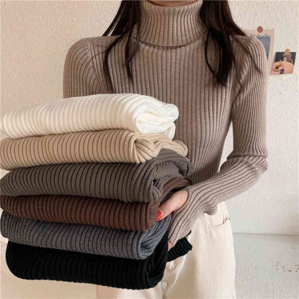women's tight turtleneck long sved knitted sweater, warm casual pullover, basic pullover, White;black
women's tight turtleneck long sved knitted sweater, warm casual pullover, basic pullover, White;black