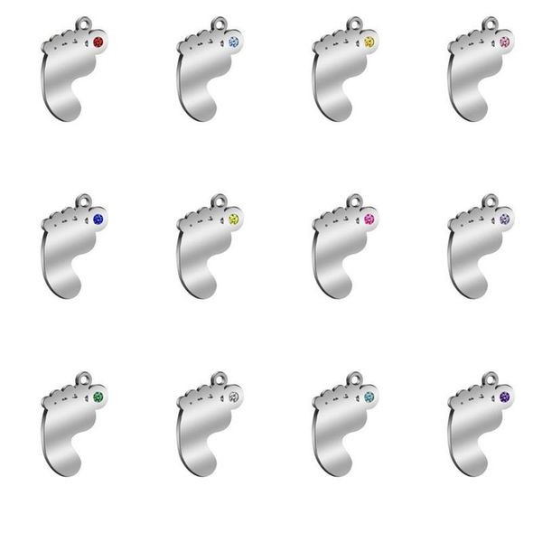 charms 304 stainless steel birthstone feet silver color jewelry making diy metal bracelet necklace gifts 21x14mm, Bronze;silver
charms 304 stainless steel birthstone feet silver color jewelry making diy metal bracelet necklace gifts 21x14mm, Bronze;silver