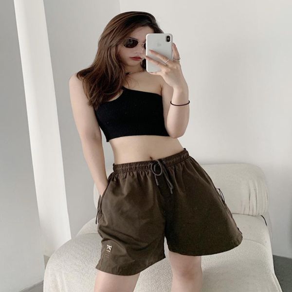women's shorts 2021 men women 1:1 patchwork oversize breechcloth breathable drawstring womens summer, White;black
women's shorts 2021 men women 1:1 patchwork oversize breechcloth breathable drawstring womens summer, White;black