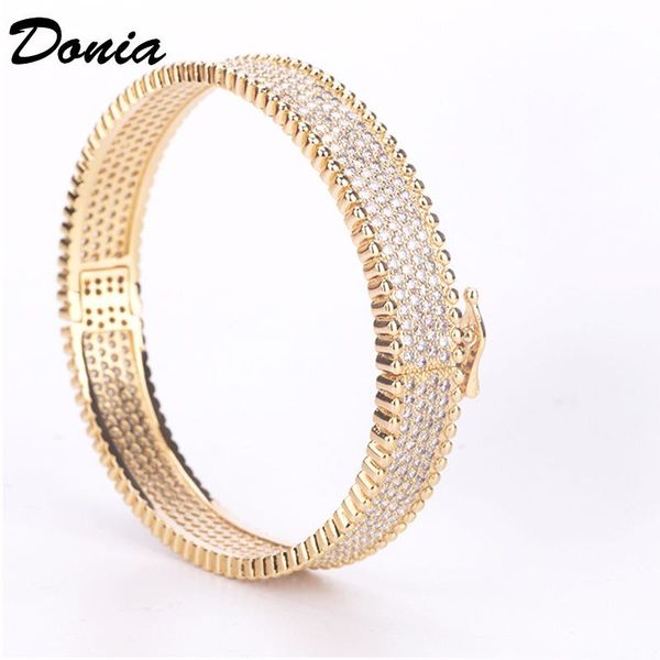 bangle donia jewelry fashion bracelet copper micro-inlaid zircon ladies evening accessories, Black
bangle donia jewelry fashion bracelet copper micro-inlaid zircon ladies evening accessories, Black