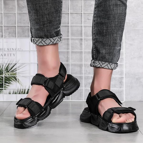 sandals 2021 summer men's daddy youth sports and leisure vietnamese slippers wear beach shoes, Black
sandals 2021 summer men's daddy youth sports and leisure vietnamese slippers wear beach shoes, Black