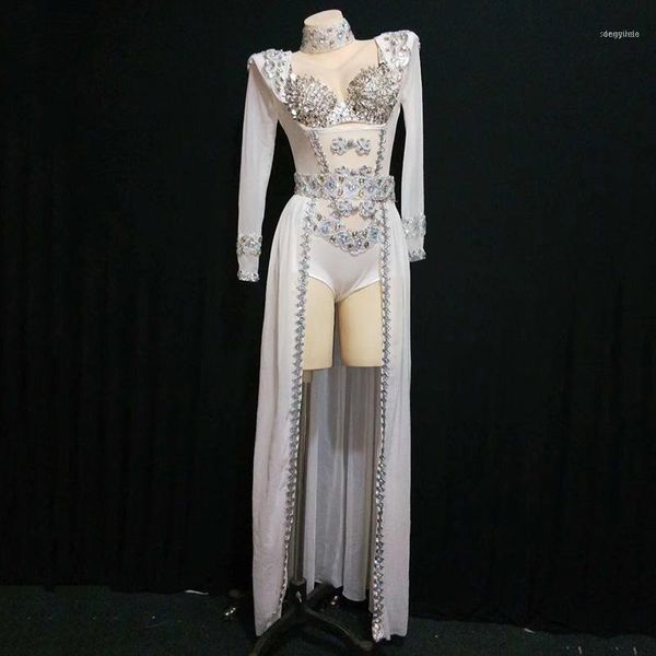 stage wear silver rhinestones white dance outfit bodysuit long tail costume dancer show birthday evening prom leotard dt16221, Black;red
stage wear silver rhinestones white dance outfit bodysuit long tail costume dancer show birthday evening prom leotard dt16221, Black;red