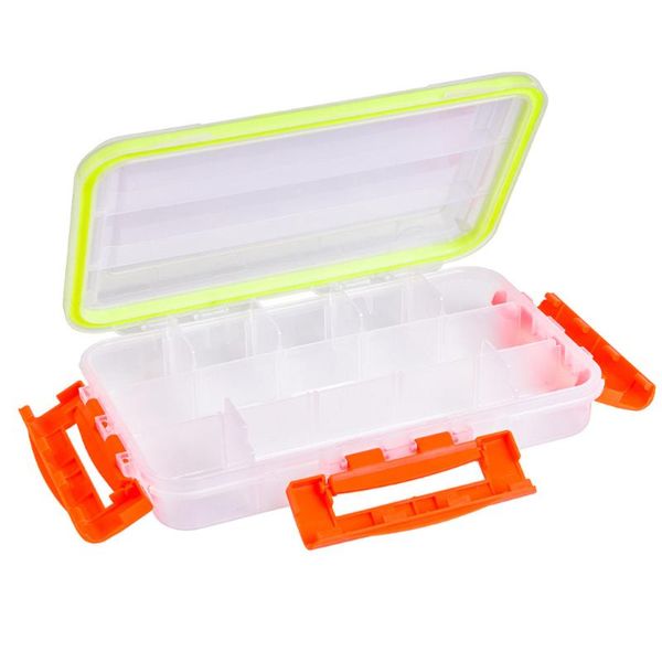 fishing accessories transparent tackle box with 3 latches waterproof storage outdoor organizer (small)
fishing accessories transparent tackle box with 3 latches waterproof storage outdoor organizer (small)