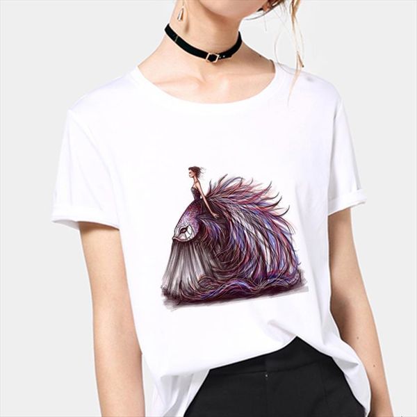 plus size casual harajuku women t shirt streetwear short sleeve o neck tees summer vogue queen printed lady, White
plus size casual harajuku women t shirt streetwear short sleeve o neck tees summer vogue queen printed lady, White