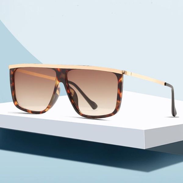 sunglasses oversized square frame flat fashion women men retro plus uv400, White;black
sunglasses oversized square frame flat fashion women men retro plus uv400, White;black