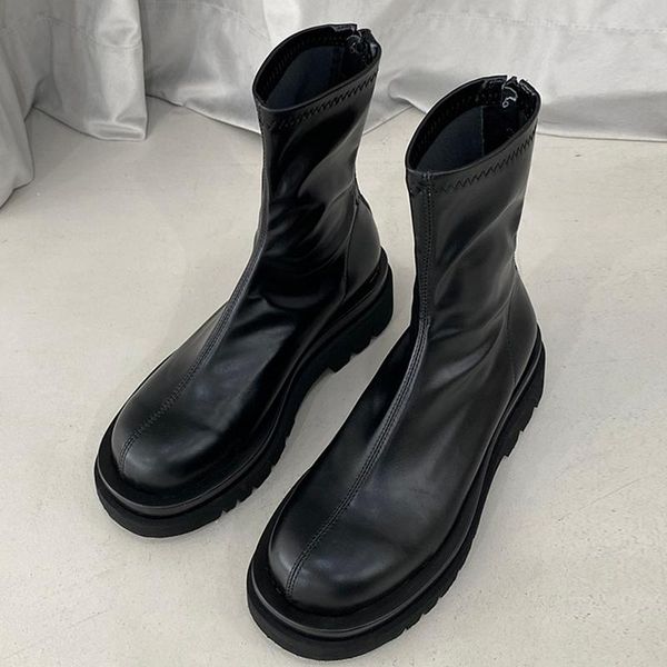 boots lady women's low shoes flat heel back zip round toe zipper winter footwear boots-women clogs platform ankle leather summer, Black
boots lady women's low shoes flat heel back zip round toe zipper winter footwear boots-women clogs platform ankle leather summer, Black