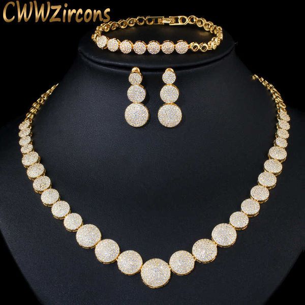 round drop golden wedding bridal cz choker necklcae earrings bracelet jewelry sets luxury dubai gold jewellery t364 210714, Silver
round drop golden wedding bridal cz choker necklcae earrings bracelet jewelry sets luxury dubai gold jewellery t364 210714, Silver