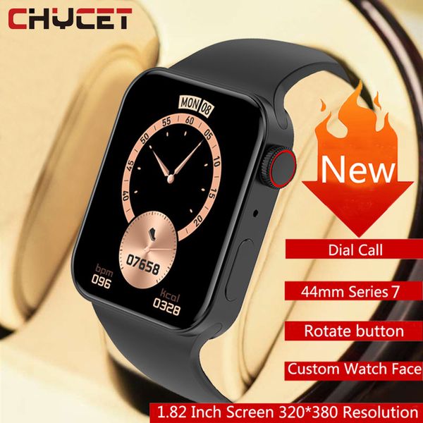 chycet original iwo series 7 smart watch men 1.82 inch hd screen dial call smartwatch women heart rate monitor watch pk hw22 w46, Slivery;brown
chycet original iwo series 7 smart watch men 1.82 inch hd screen dial call smartwatch women heart rate monitor watch pk hw22 w46, Slivery;brown