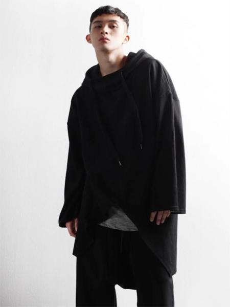 men's hoodies & sweatshirts long-sleeve hoodie spring and autumn style yamamoto irregular personality design casual versatile large siz, Black
men's hoodies & sweatshirts long-sleeve hoodie spring and autumn style yamamoto irregular personality design casual versatile large siz, Black