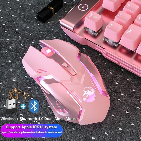 ergonomic wired / wireless gaming mouse k3 pink led 2400 dpi rechargeable computer for pc lapmice
ergonomic wired / wireless gaming mouse k3 pink led 2400 dpi rechargeable computer for pc lapmice