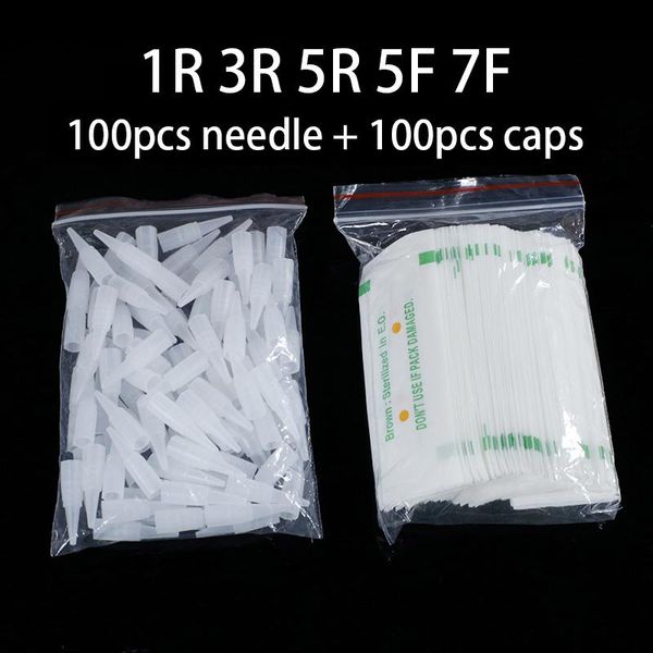 tattoo needles 100pcs disposable sterilized needle and tip professional 1r 3r 5r 5f 7f + cap for permanent makeup eyebrow
tattoo needles 100pcs disposable sterilized needle and tip professional 1r 3r 5r 5f 7f + cap for permanent makeup eyebrow