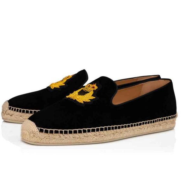 elegant red bottom sneakers shoes luxury party wedding gentleman nanou orlato flat men women espadrille rope sole loafers walking eu36-46, Black
elegant red bottom sneakers shoes luxury party wedding gentleman nanou orlato flat men women espadrille rope sole loafers walking eu36-46, Black