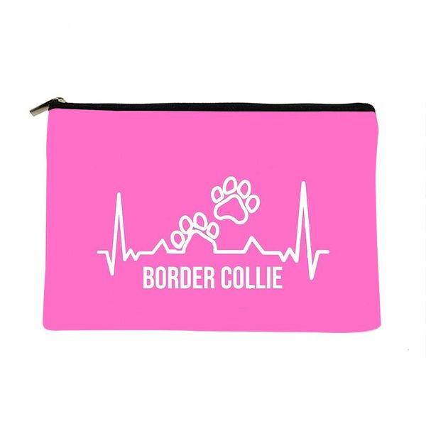 cosmetic bags & cases women collie dog printed make up bag fashion cosmetics organizer for travel colorful storage lady
cosmetic bags & cases women collie dog printed make up bag fashion cosmetics organizer for travel colorful storage lady