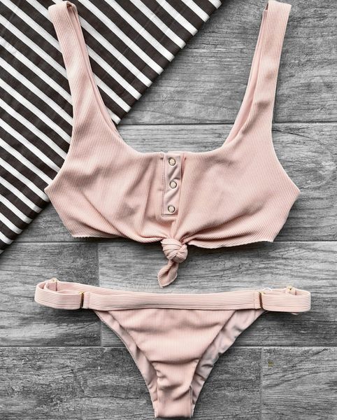 chest knot front bule bikini set adjust bottom brazilian swimwear women ribbed swimsuit crop bathing suits biquini
chest knot front bule bikini set adjust bottom brazilian swimwear women ribbed swimsuit crop bathing suits biquini