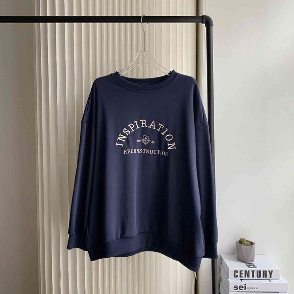 brand coats shi weiliang hailey bieber daily wear american high density embroidery craft sweater round neck top, Black
brand coats shi weiliang hailey bieber daily wear american high density embroidery craft sweater round neck top, Black