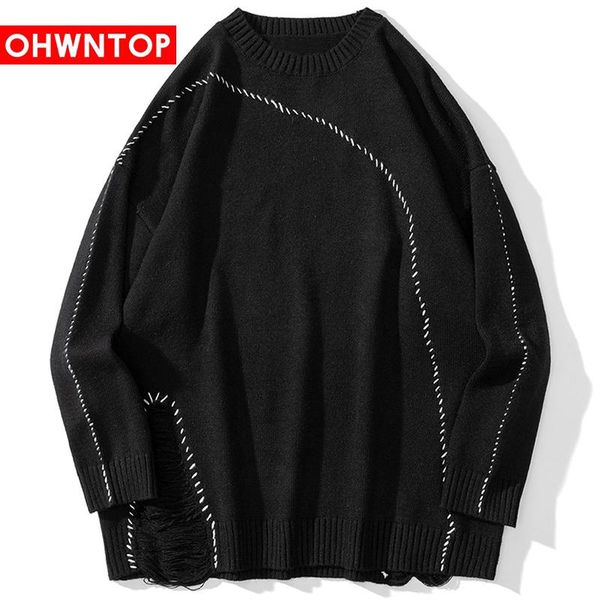 men's sweaters men solid color line art broken hole sweater jumper simple all-match cozy warm knitted pullover winter fashion cool stre, White;black
men's sweaters men solid color line art broken hole sweater jumper simple all-match cozy warm knitted pullover winter fashion cool stre, White;black