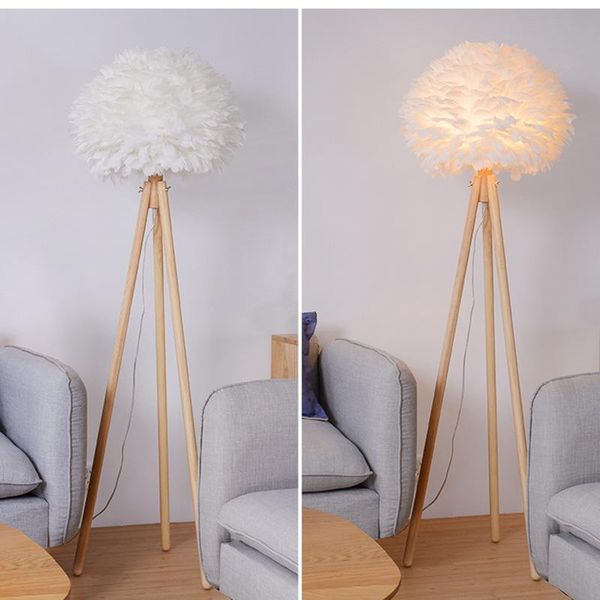 nordic white feather wood floor lamp tripod stand light study foyer bedroom standing night led modern bedside lamps
nordic white feather wood floor lamp tripod stand light study foyer bedroom standing night led modern bedside lamps