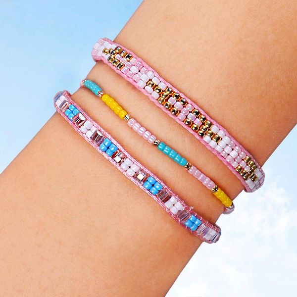 charm bracelets 3 pcs/set bracelet bangle set for women diy miyuki beads adjustable bohemia hand jewelry gift drop, Golden;silver
charm bracelets 3 pcs/set bracelet bangle set for women diy miyuki beads adjustable bohemia hand jewelry gift drop, Golden;silver