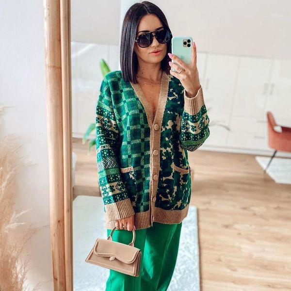 women's knits & tees boho inspired jacquard knit cardigan v-neck long sleeves front pockets steetwear fashion winter sweater women, White
women's knits & tees boho inspired jacquard knit cardigan v-neck long sleeves front pockets steetwear fashion winter sweater women, White