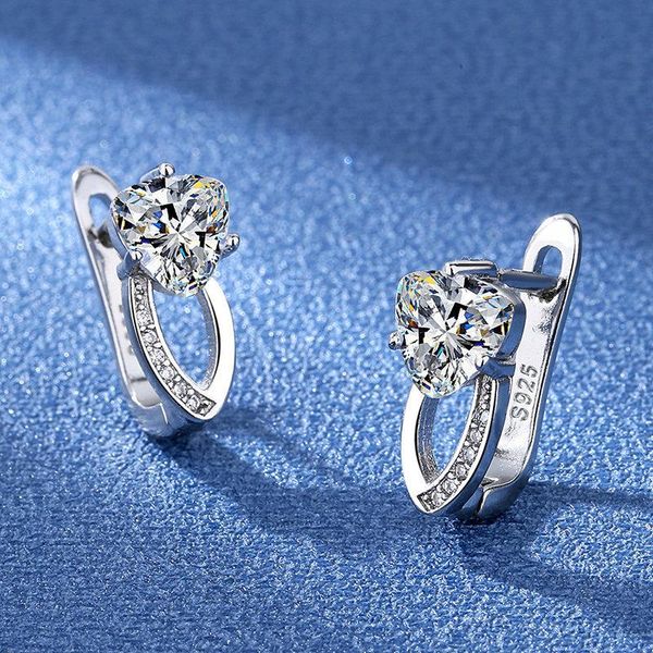 stud luxury romantic earrings with cz stone for women fresh style wedding engagement party accessories jewelry, Golden;silver 
stud luxury romantic earrings with cz stone for women fresh style wedding engagement party accessories jewelry, Golden;silver