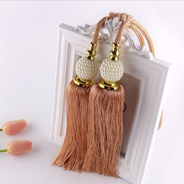 other home decor small pearl double ball hanging curtain multicolor binding tassel rope ornament
other home decor small pearl double ball hanging curtain multicolor binding tassel rope ornament