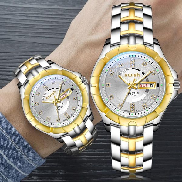 wristwatches swish luxury watches for men fashion wrist watch man waterproof stainless steel military quartz male horloges, Slivery;brown
wristwatches swish luxury watches for men fashion wrist watch man waterproof stainless steel military quartz male horloges, Slivery;brown