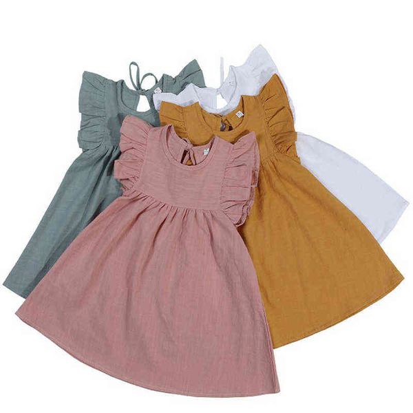 summer kids girls dress princess dress toddler causal dress ruffles flying sleeve pure color baby girl clothing g1215, Red;yellow
summer kids girls dress princess dress toddler causal dress ruffles flying sleeve pure color baby girl clothing g1215, Red;yellow