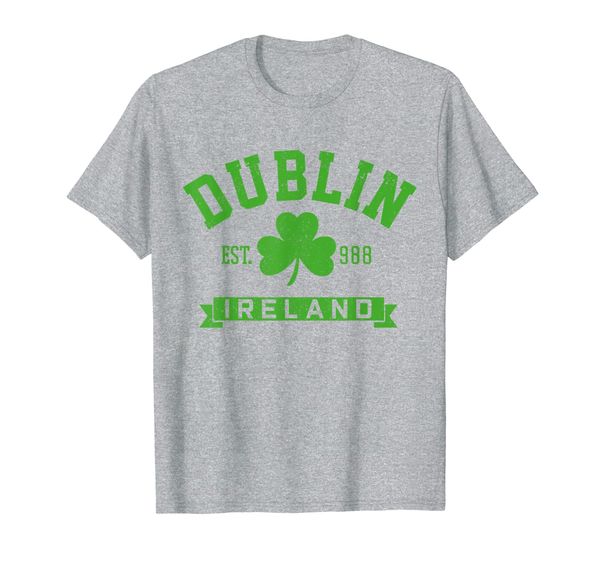 Dublin Ireland Est 988 Clover Leaf Shamrock St. Patricks Day T-Shirt, Mainly pictures
Dublin Ireland Est 988 Clover Leaf Shamrock St. Patricks Day T-Shirt, Mainly pictures