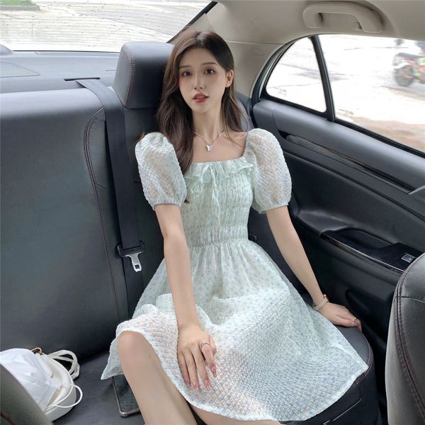 luxury casual dresses small foreign style floral short sleeve dr's summer 2021 korean medium and long french skirt trend, Black;gray
luxury casual dresses small foreign style floral short sleeve dr's summer 2021 korean medium and long french skirt trend, Black;gray