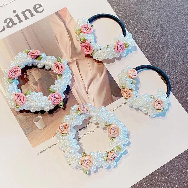 women girls elegant vintage rose flower pearls scrunchie ponytail holder hair bands sweet headband fashion hair accessories, Slivery;white
women girls elegant vintage rose flower pearls scrunchie ponytail holder hair bands sweet headband fashion hair accessories, Slivery;white