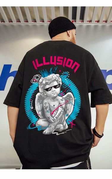 men's t-shirts cartoon angel summer men/women hip hop fun print fallen stripe tshirt streetwear t shirts short sleeve m-5xl, White;black
men's t-shirts cartoon angel summer men/women hip hop fun print fallen stripe tshirt streetwear t shirts short sleeve m-5xl, White;black