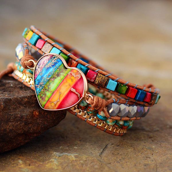 romantic spiritual chakra leather wrap bracelets w/ mix stone heart shape 3 strands bracelet classic jewelry bijoux dropshipping a, Golden;silver
romantic spiritual chakra leather wrap bracelets w/ mix stone heart shape 3 strands bracelet classic jewelry bijoux dropshipping a, Golden;silver