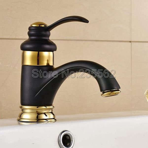 bathroom sink faucets gold brass & black single handle hole deck mount wash basin mixer faucet vessel taps lnf803
bathroom sink faucets gold brass & black single handle hole deck mount wash basin mixer faucet vessel taps lnf803